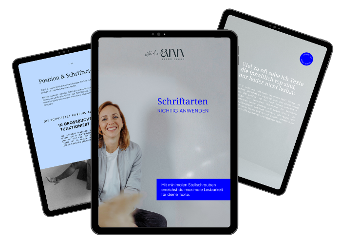 Freebie Schrift Guide